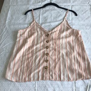 Summer spaghetti-straps top